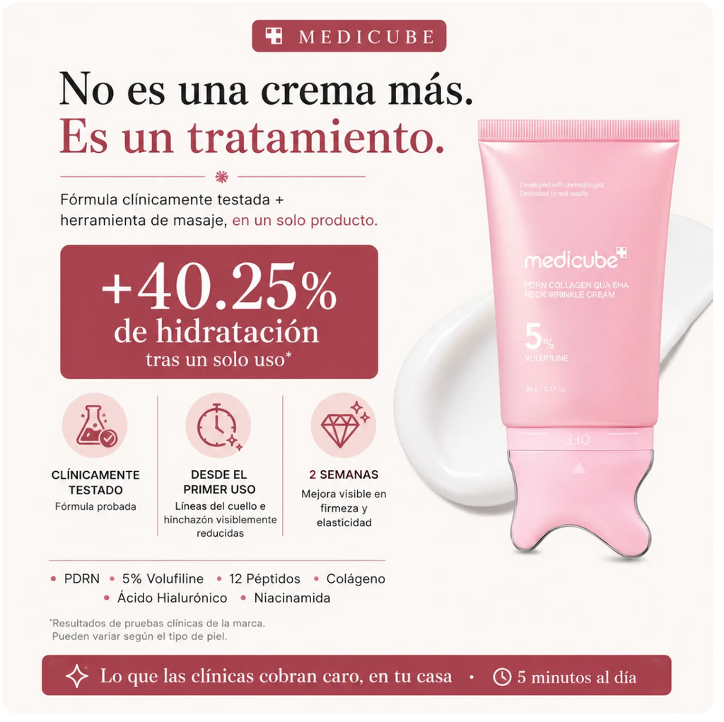 Cuello Firme - Crema Gua-Sha PDRN Colágeno Medicube