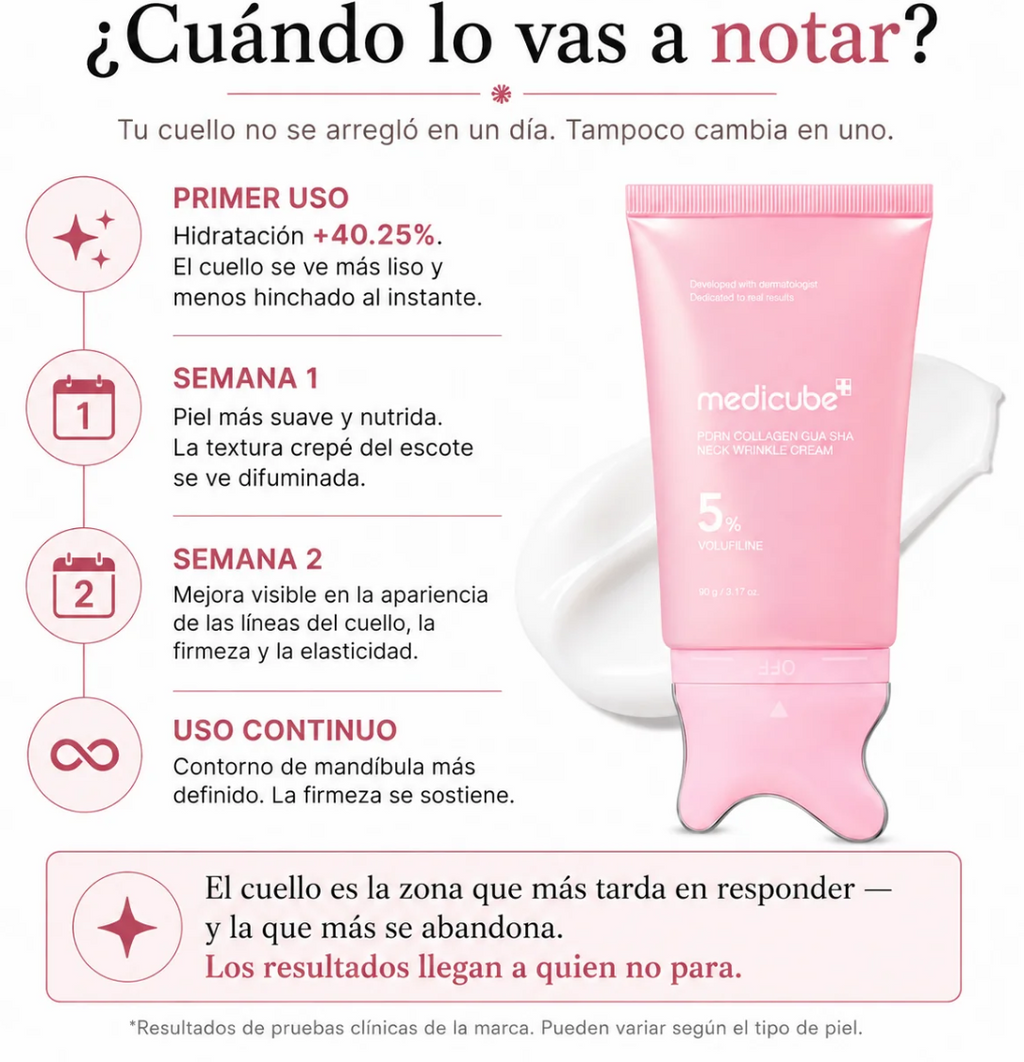 Cuello Firme - Crema Gua-Sha PDRN Colágeno Medicube